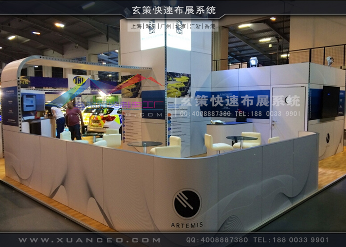 模塊展臺搭建產品擺放