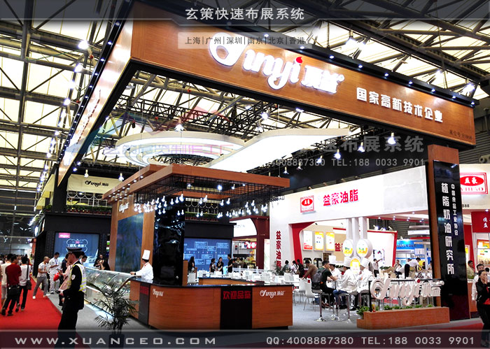 頂益食品展臺搭建左視圖 頂益食品展臺搭建左視圖