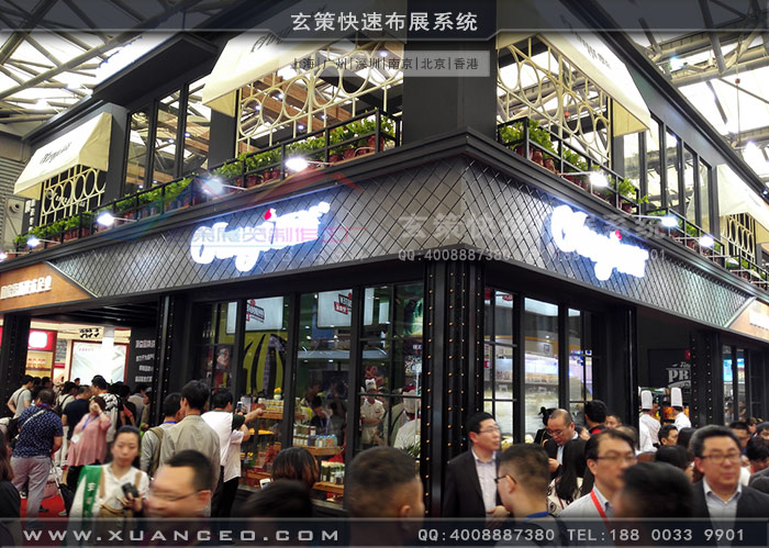 頂益食品展臺搭建后視圖 頂益食品展臺搭建后視圖