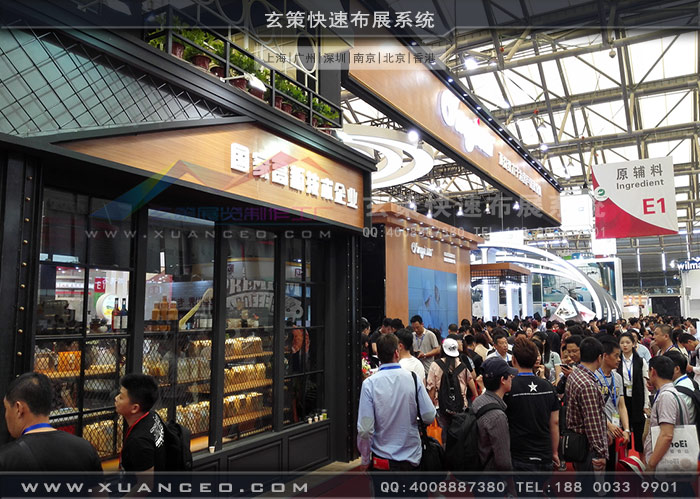 頂益食品展臺搭建現場照片 頂益食品展臺搭建現場照片