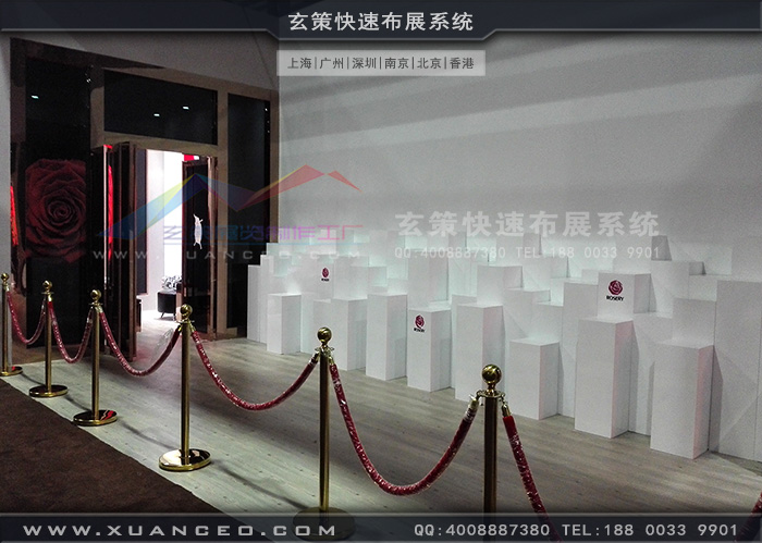 玫瑰島衛浴展臺產品展示