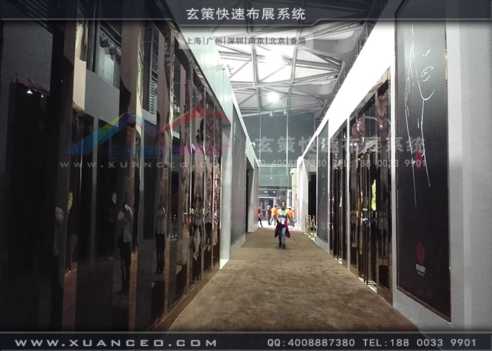 玫瑰島衛浴展臺過道