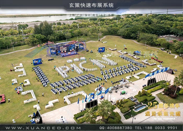 松下-PICN25周年慶活動執行搭建俯視照片 松下-PICN25周年慶活動執行搭建俯視照片