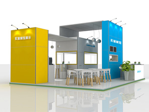 42平米環保展臺搭建