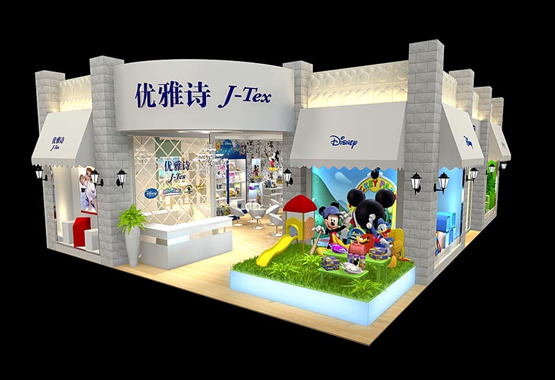 紡織展-優雅詩展臺搭建(126㎡)
